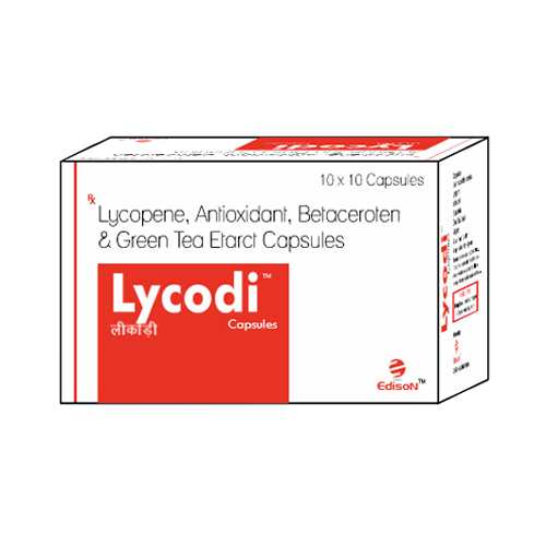 Lycopene Antioxidant Betaceroten And Green Tea Extract Capsules General Medicines