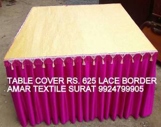 Lace Border Table Cover
