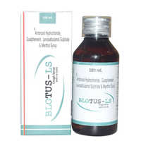 100 मिली एम्ब्रोक्सोल हाइड्रोक्लोराइड गुआइफेनेसिन लेवोसल्बुटामोल सल्फेट और मेंथोल सिरप