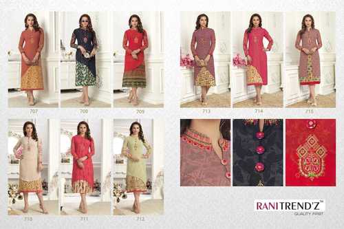 Mix Georgette Kurtis