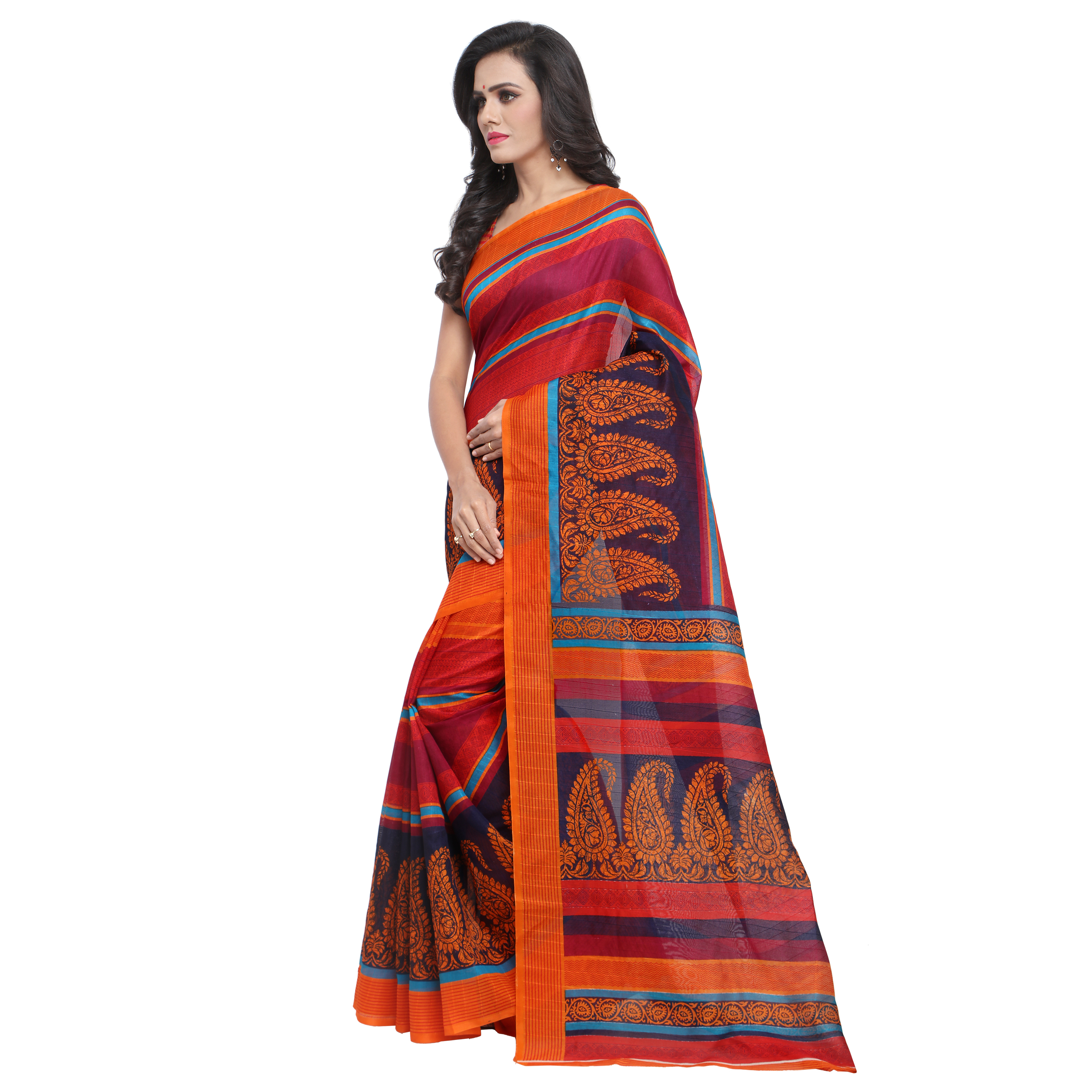 New Bhagalpuri Print Saree