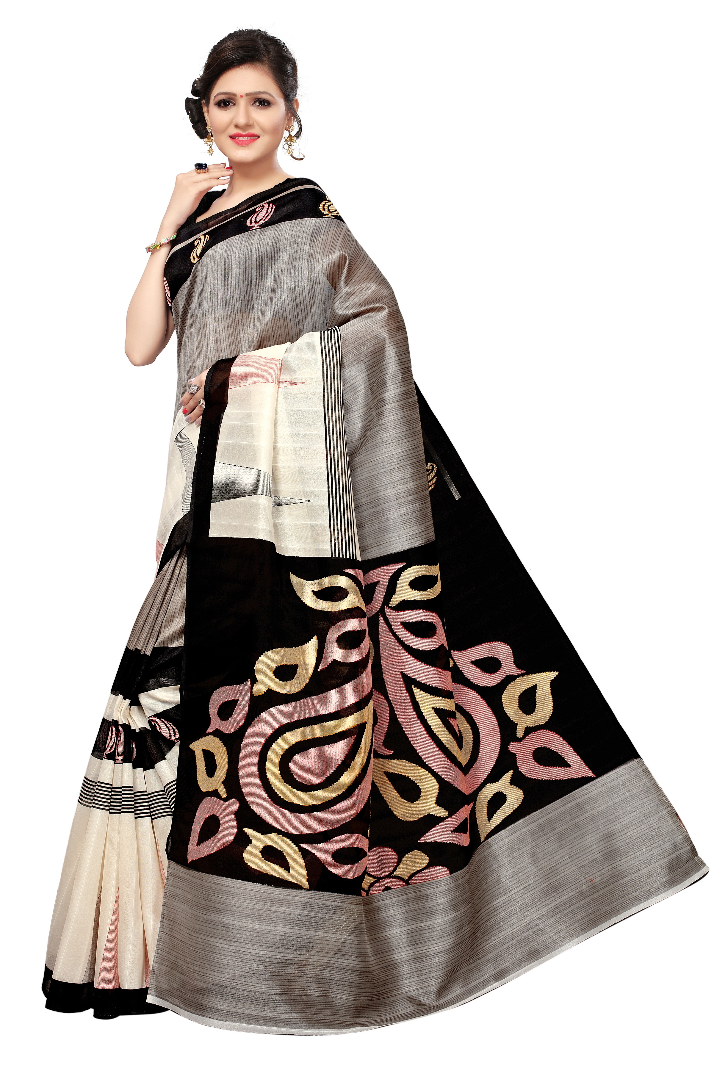 New Bhagalpuri Print Saree
