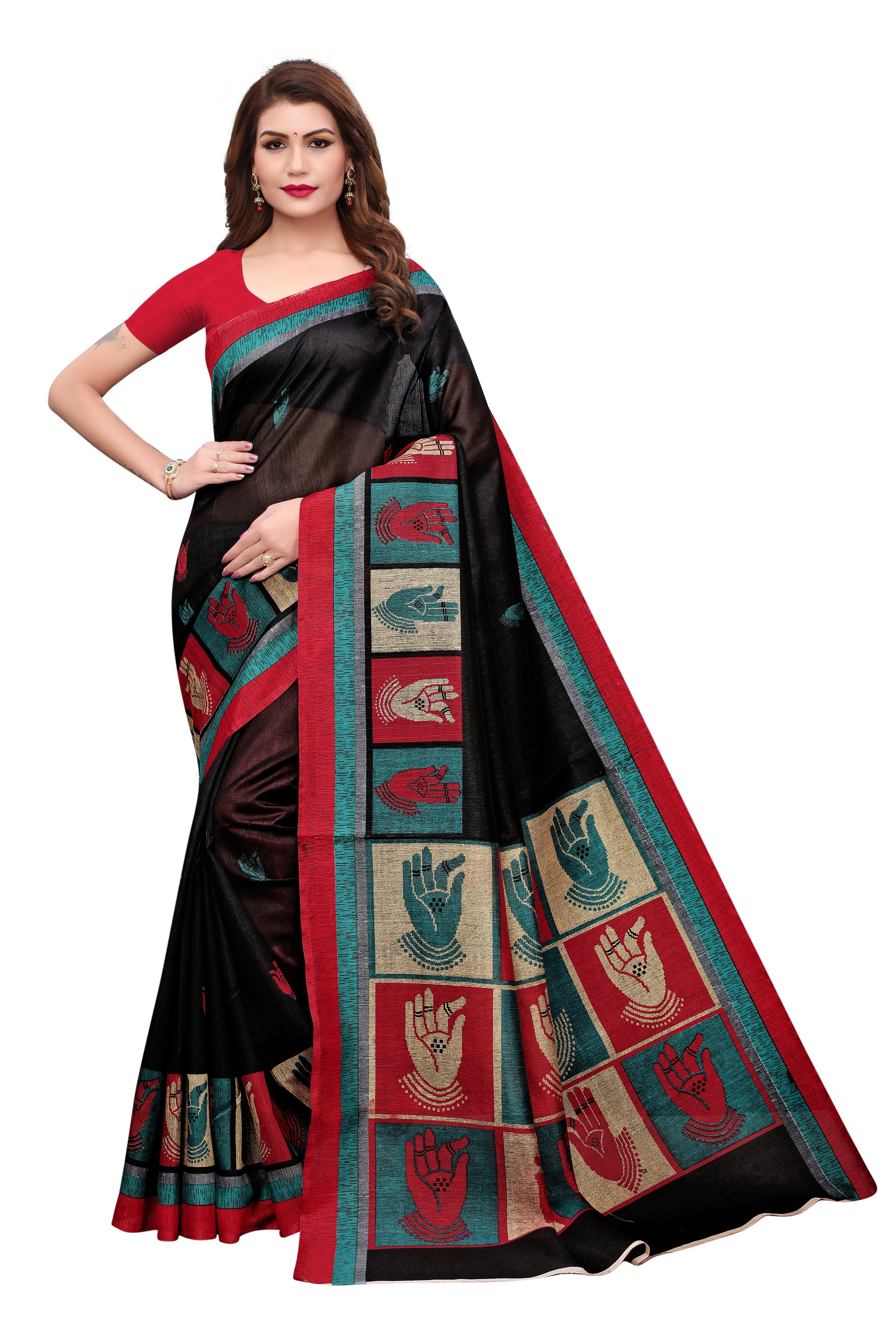 Fancy Designer Bhagalpuri Saree