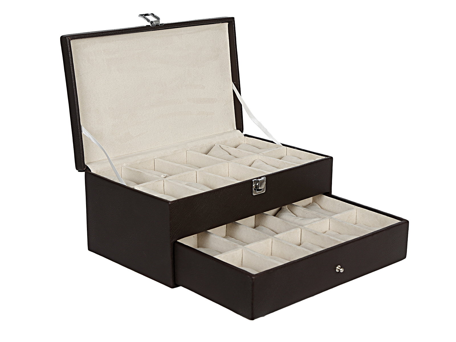 Hard Craft Brown Watch Box for 20 Watches