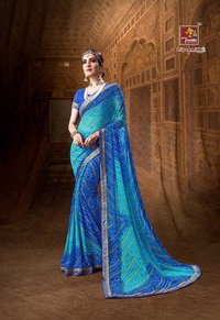 Bandhani Georgette Sarees