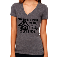V Neck T-shirts For Women