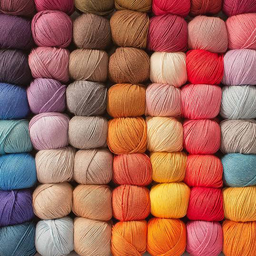 Multicolour Cotton Blended Yarn