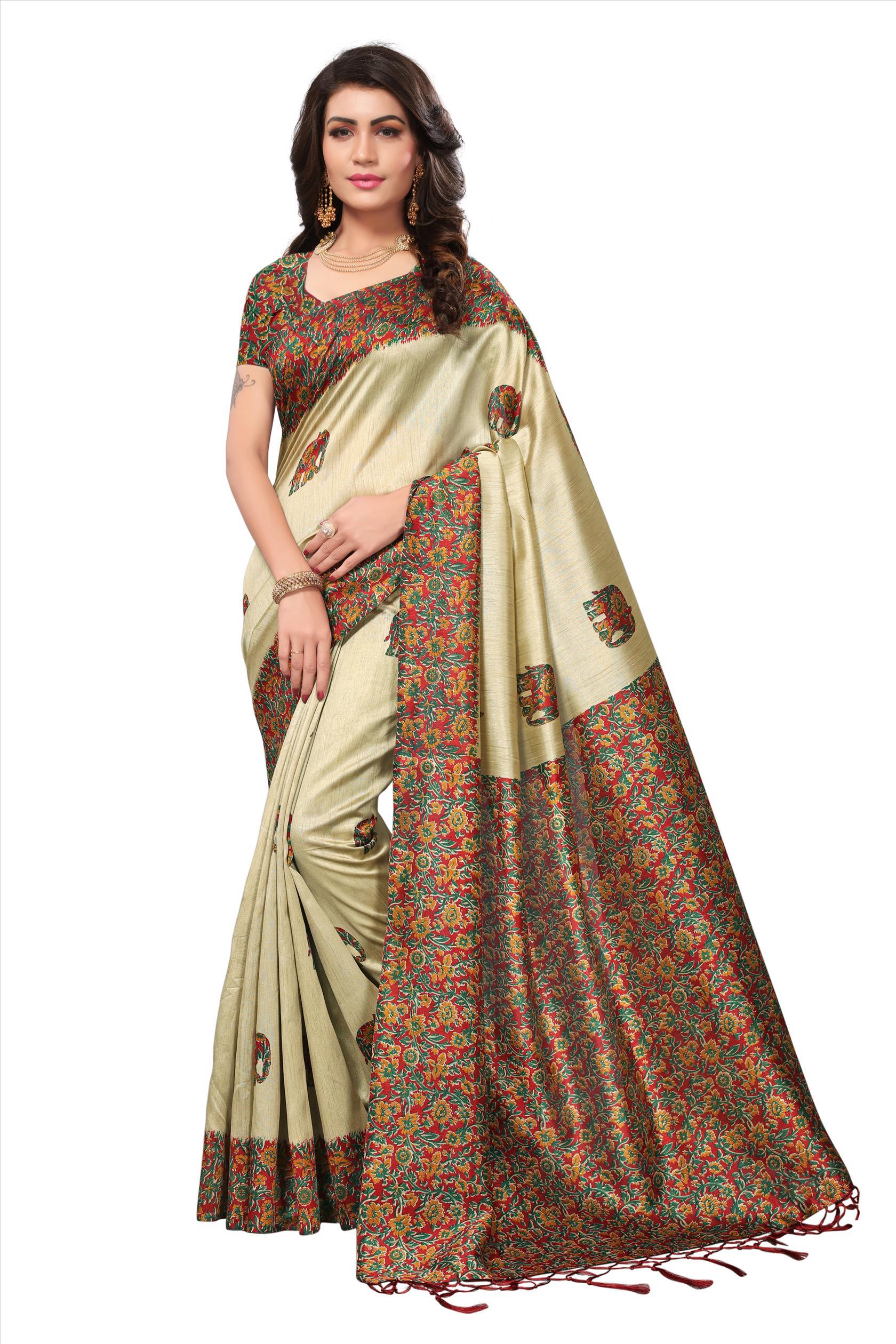 Kashmari Silk Saree