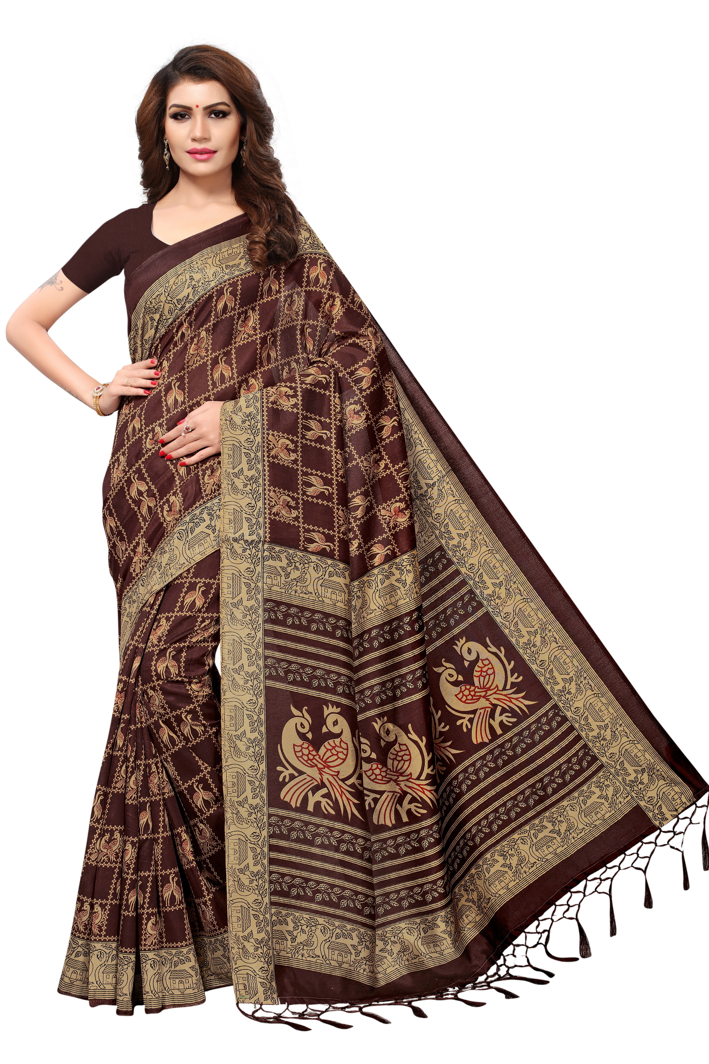 Kashmari Silk Saree