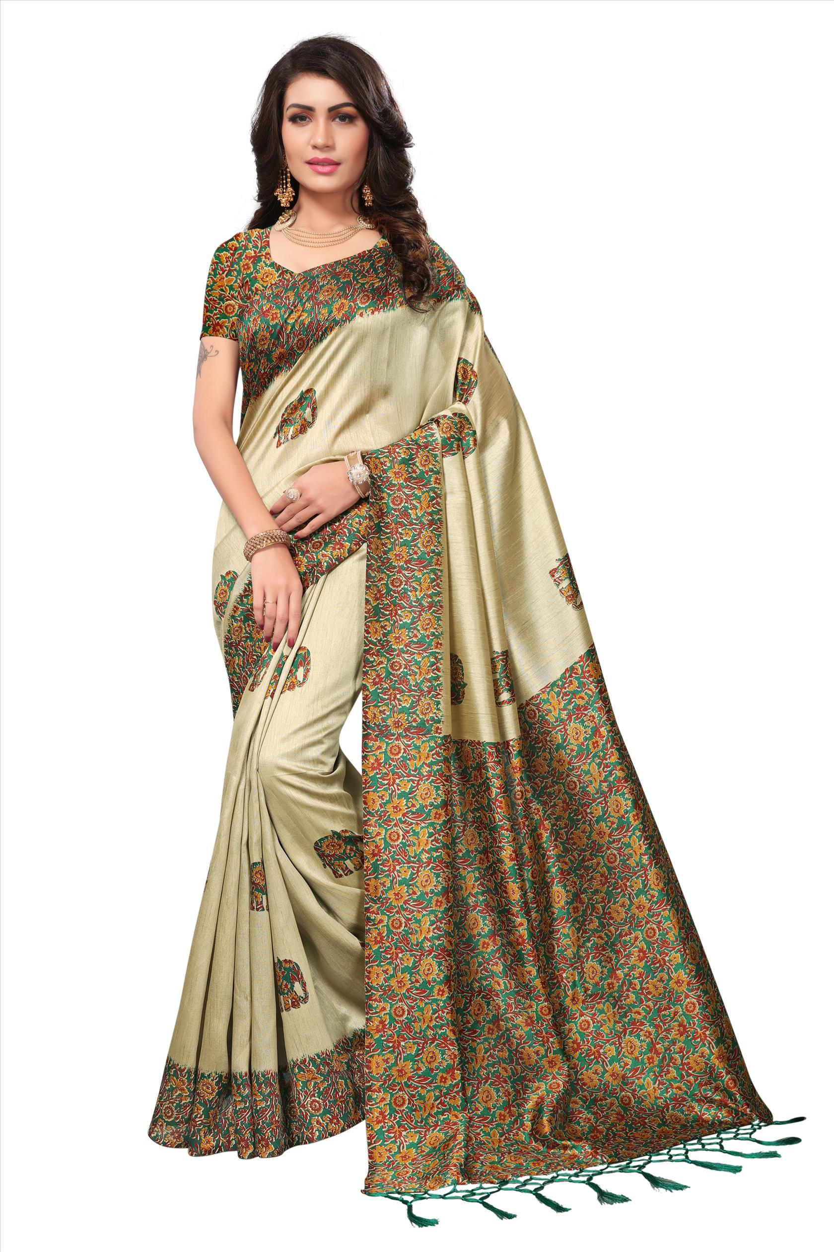 Kashmari Silk Saree