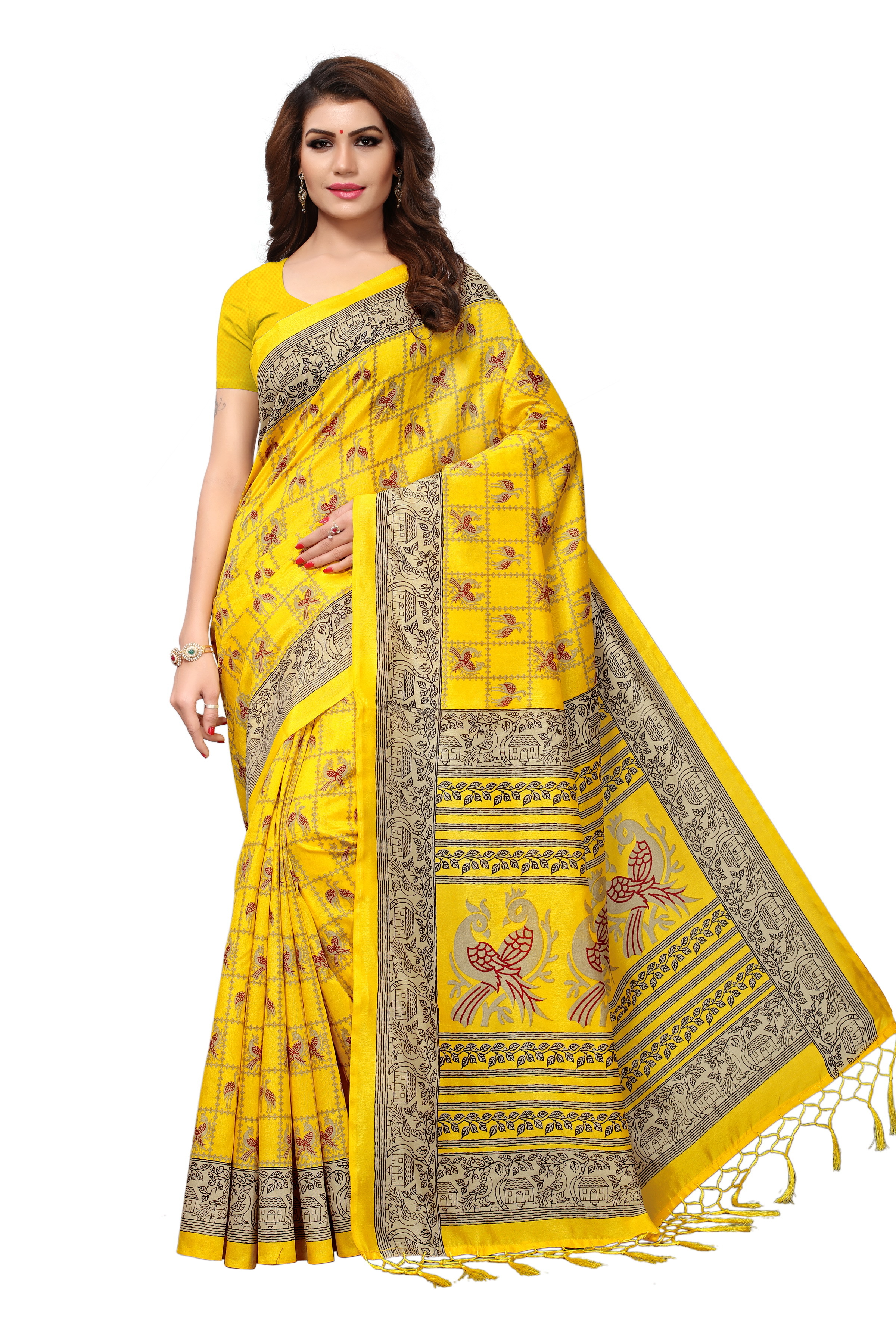 Kashmiri Designer Silk Saree