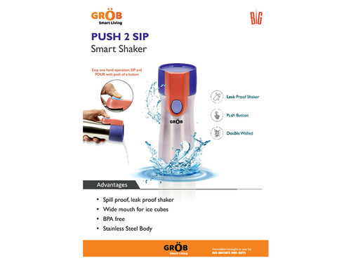 Push 2 Sip Smart Shaker Sipper