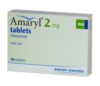 Amaryl - Light Blue Round Tablets 2mg, Oral Antidiabetic For Type 2 Diabetes, Prescription Medicine