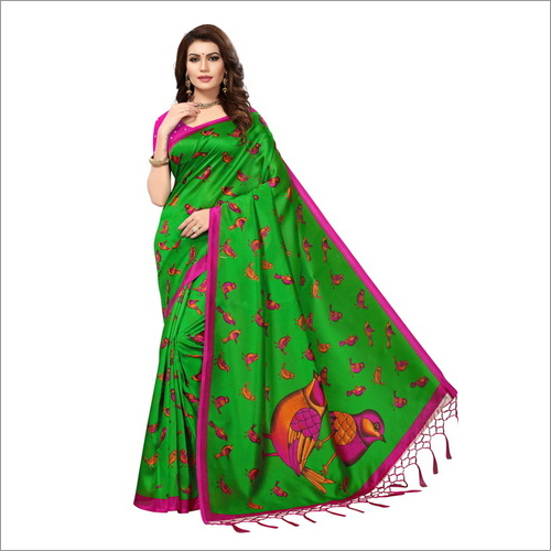 Dersigner Mysore Silk Jhalar Saree