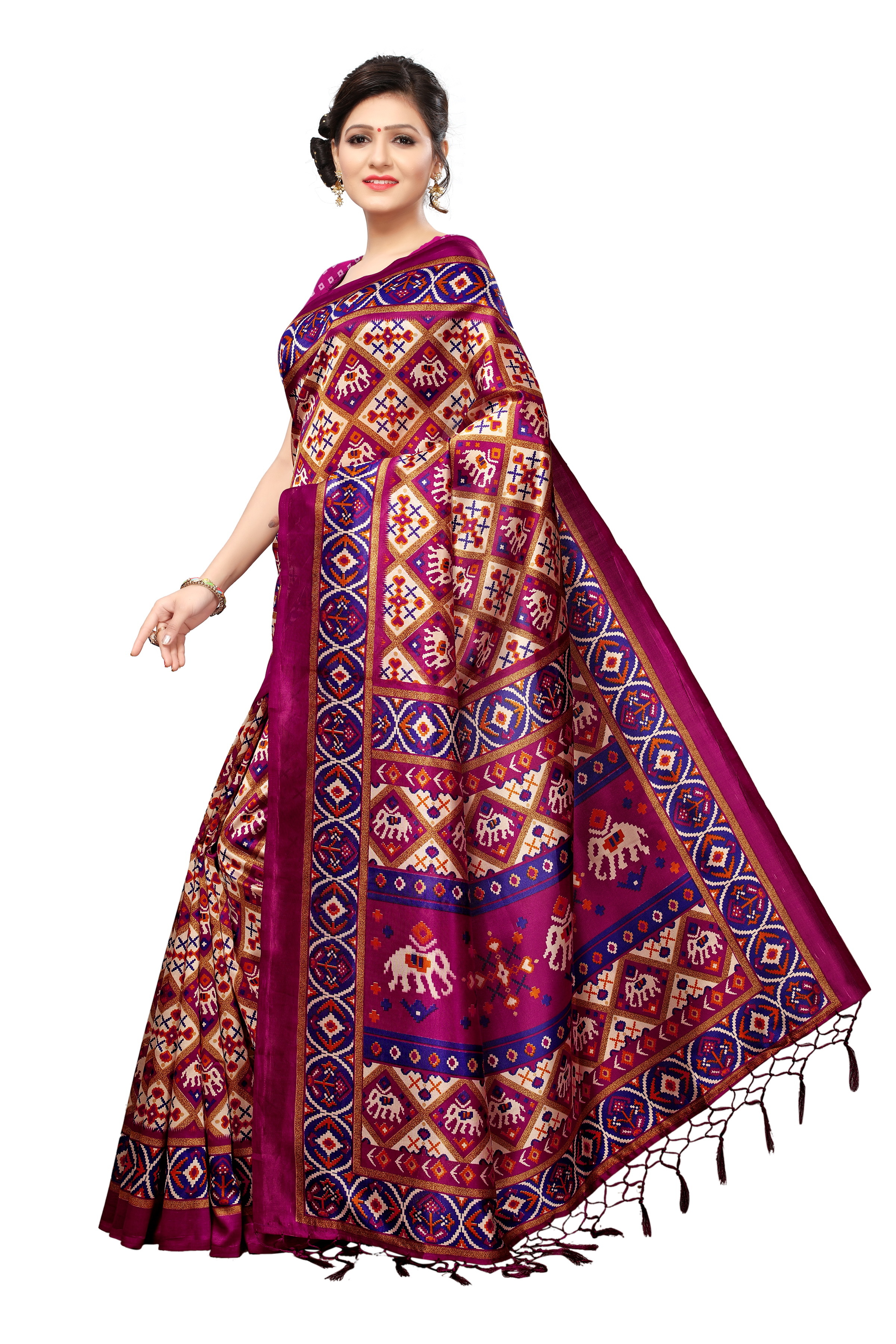 Dersigner Mysore Silk Jhalar Saree