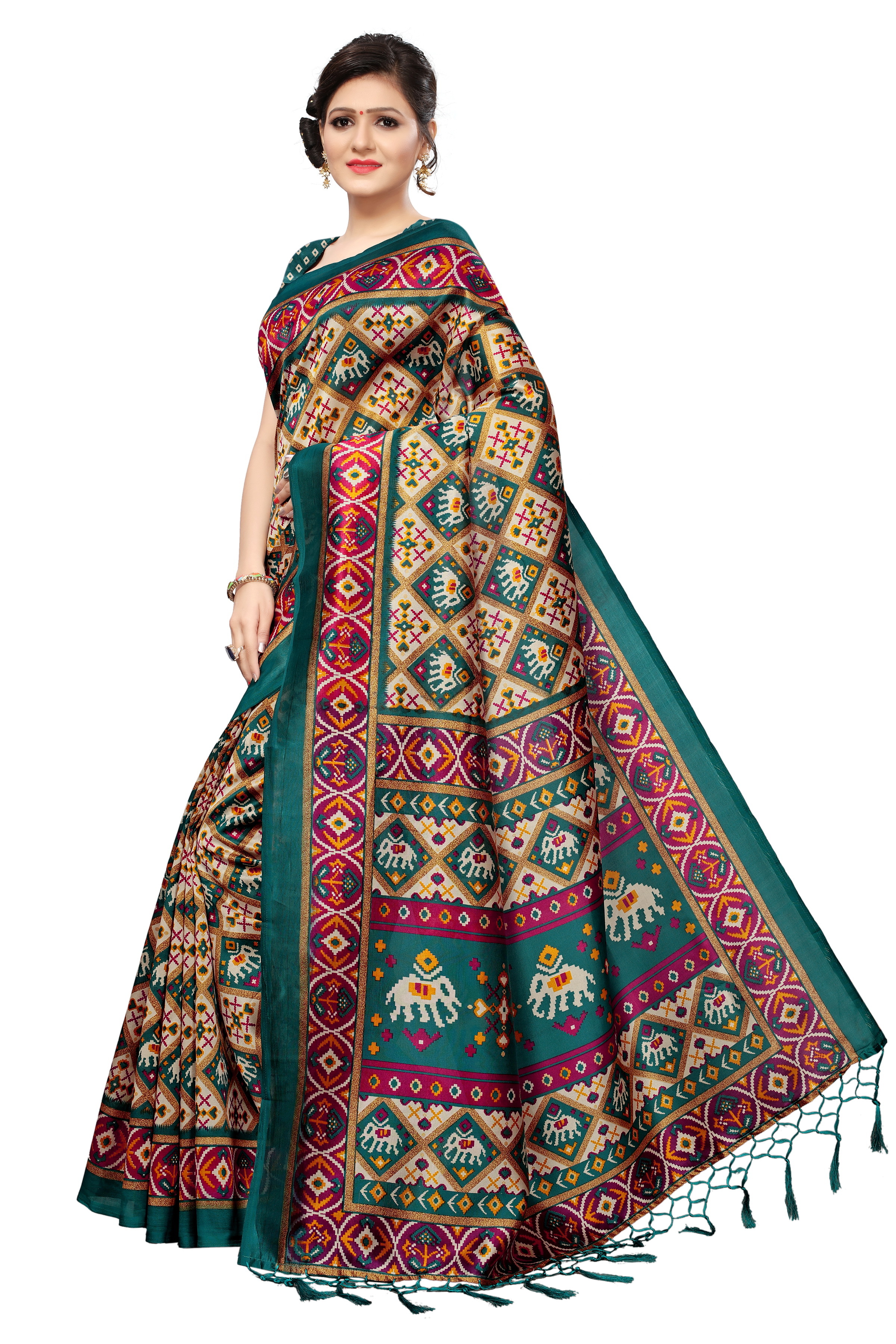 Dersigner Mysore Silk Jhalar Saree