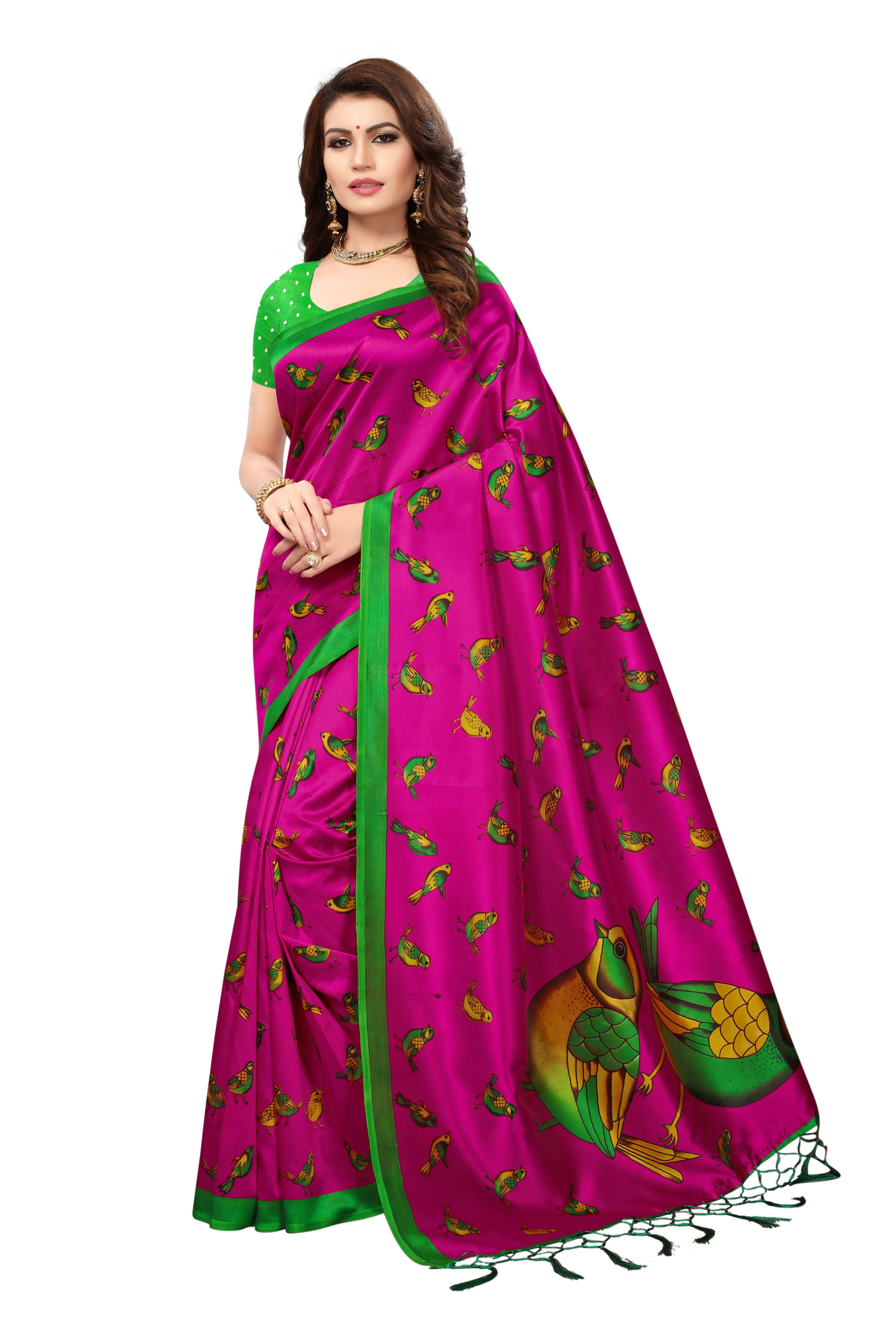 Dersigner Mysore Silk Jhalar Saree