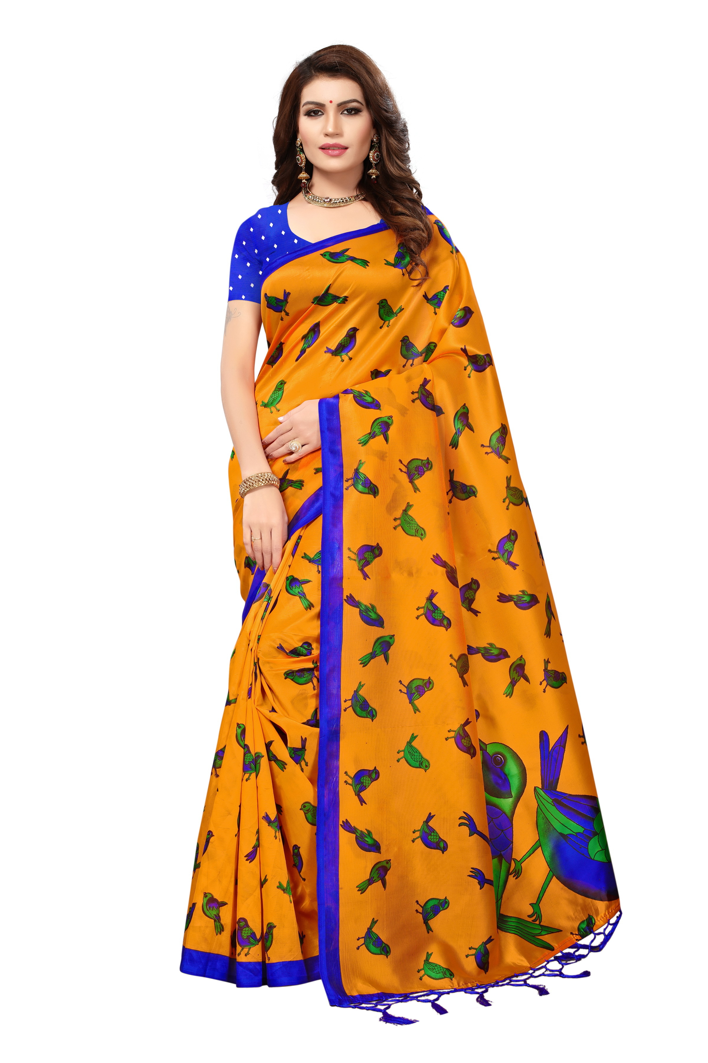 Dersigner Mysore Silk Jhalar Saree