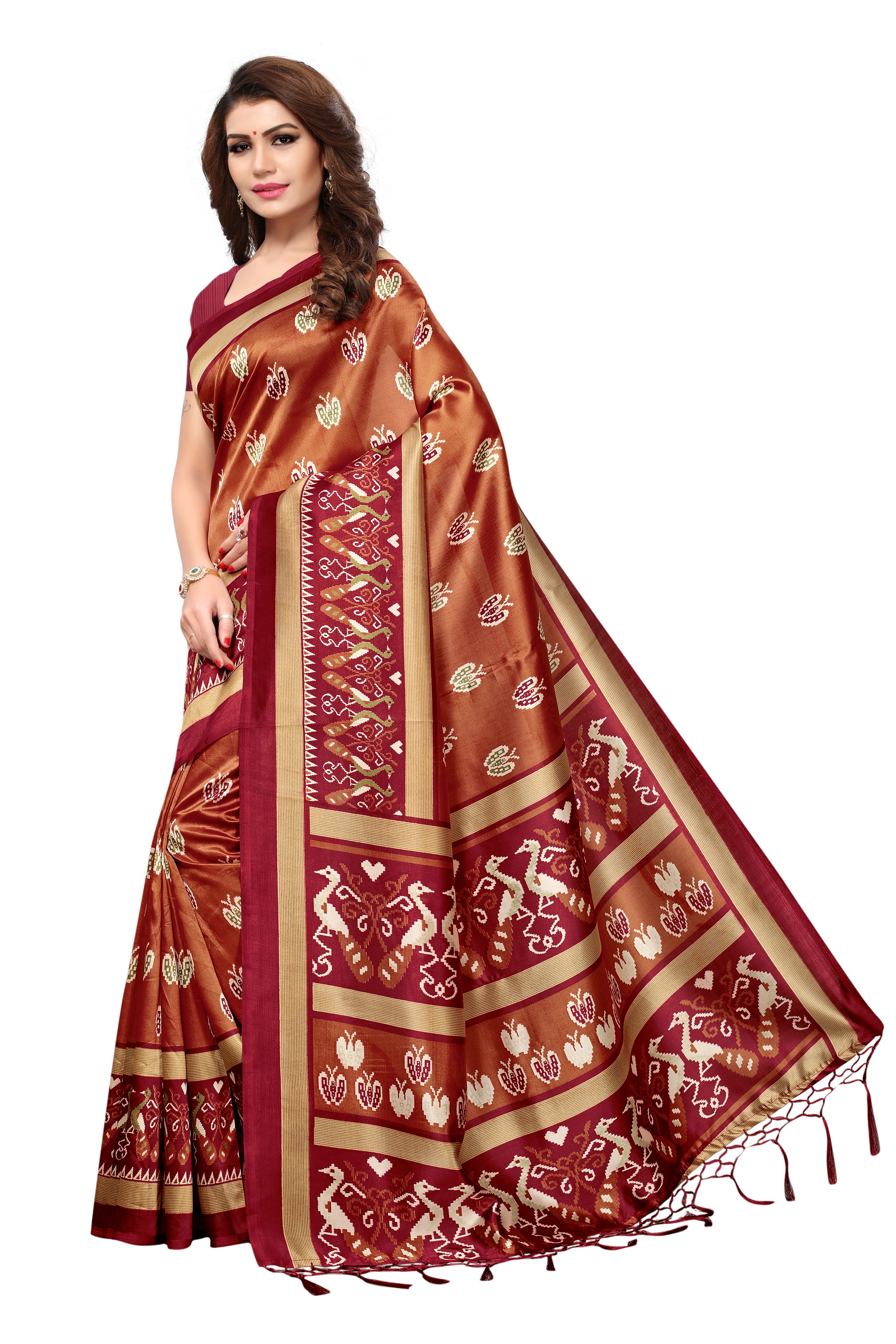 Mysore Silk Fancy Jhalar Saree