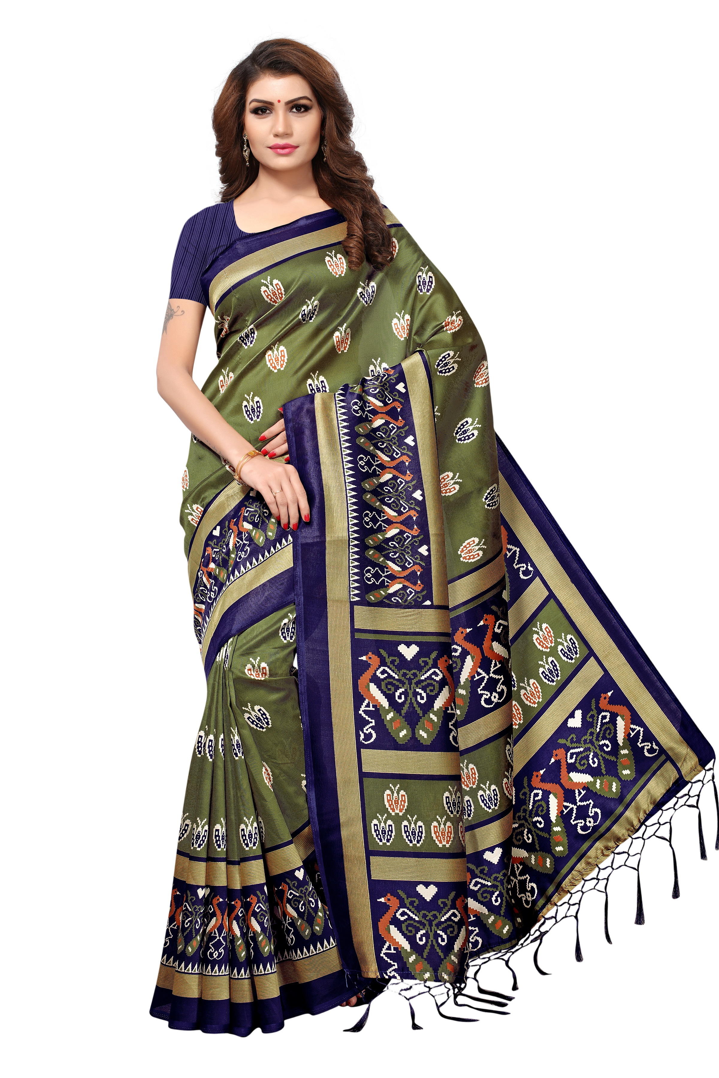 Mysore Silk Fancy Jhalar Saree