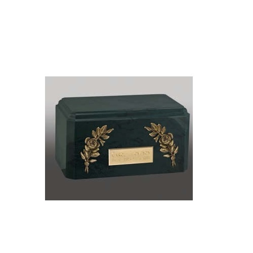 Flower Nameplate Cremation Urn