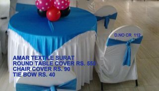 Table cover and Chair cover