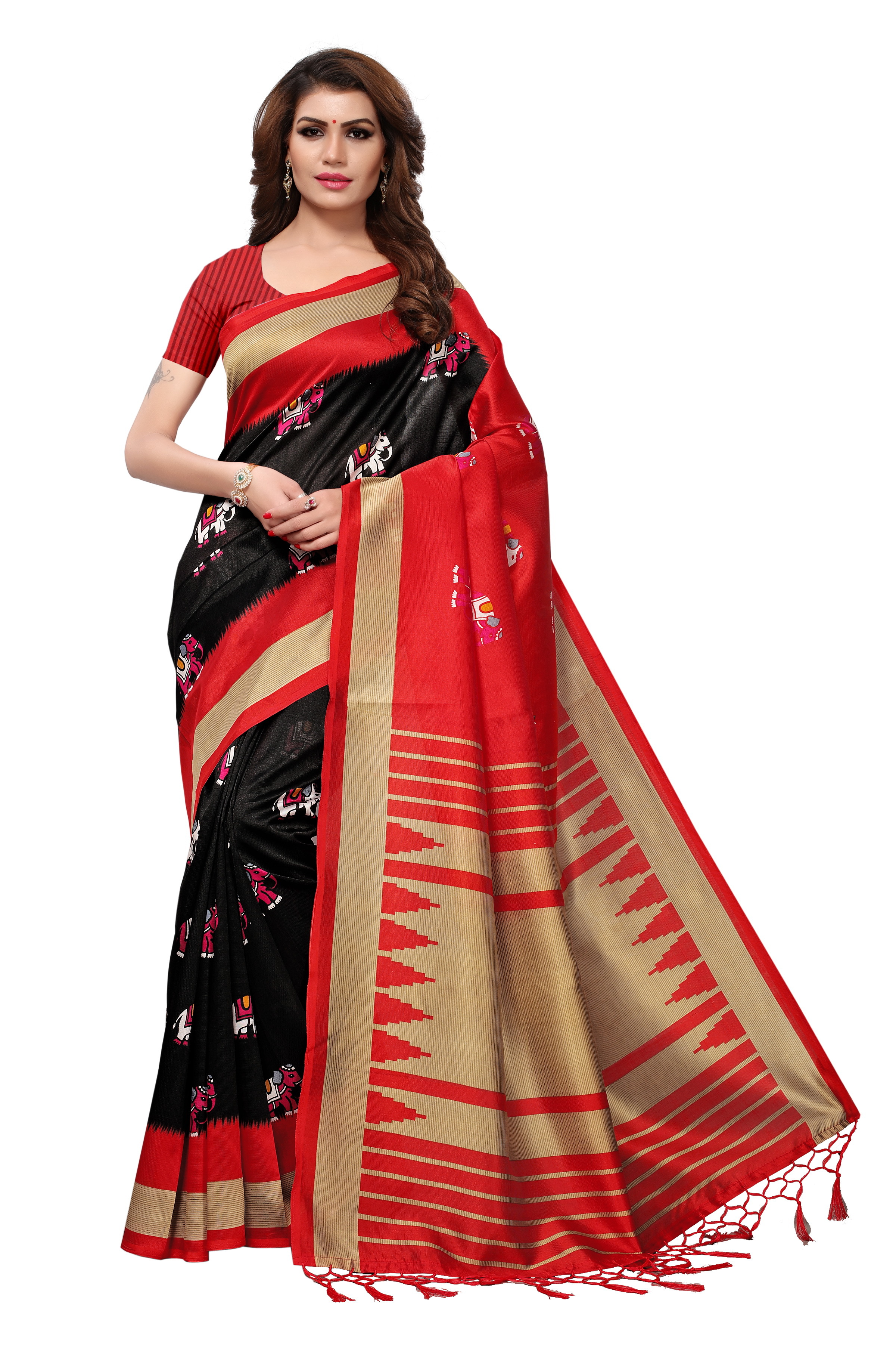 Mysore Pure Silk Jhalar Saree