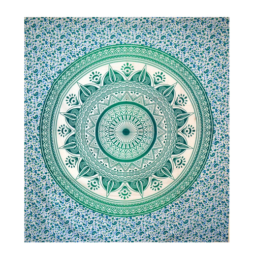 Indian Mandala Cotton Hand Printed Wall Hangings Tapestry