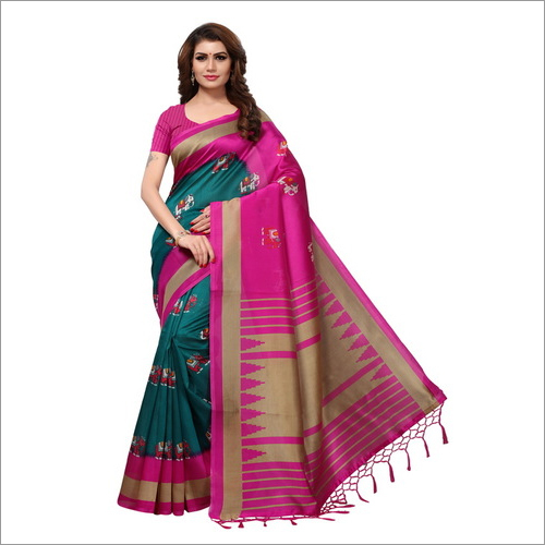 Mysore Silk Jhalar Saree
