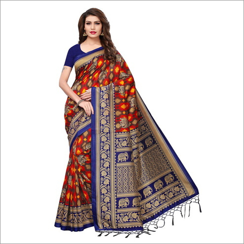 Modern Mysore Silk Jhalar Saree