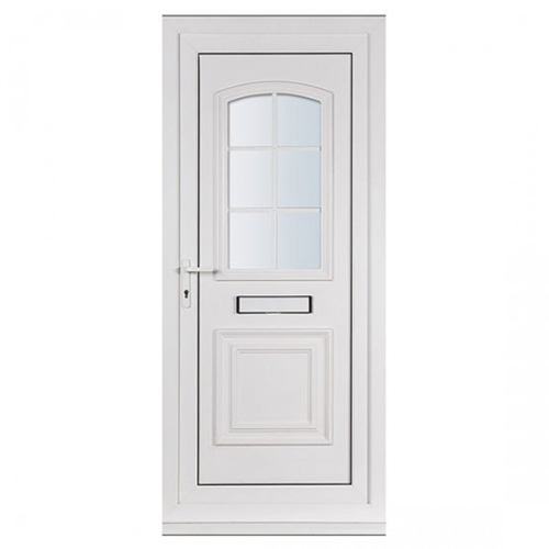 UPVC Door - 70mm Frame, White, Double Glazed | Durable, Weatherproof, Insulated, Multi-Point Locking