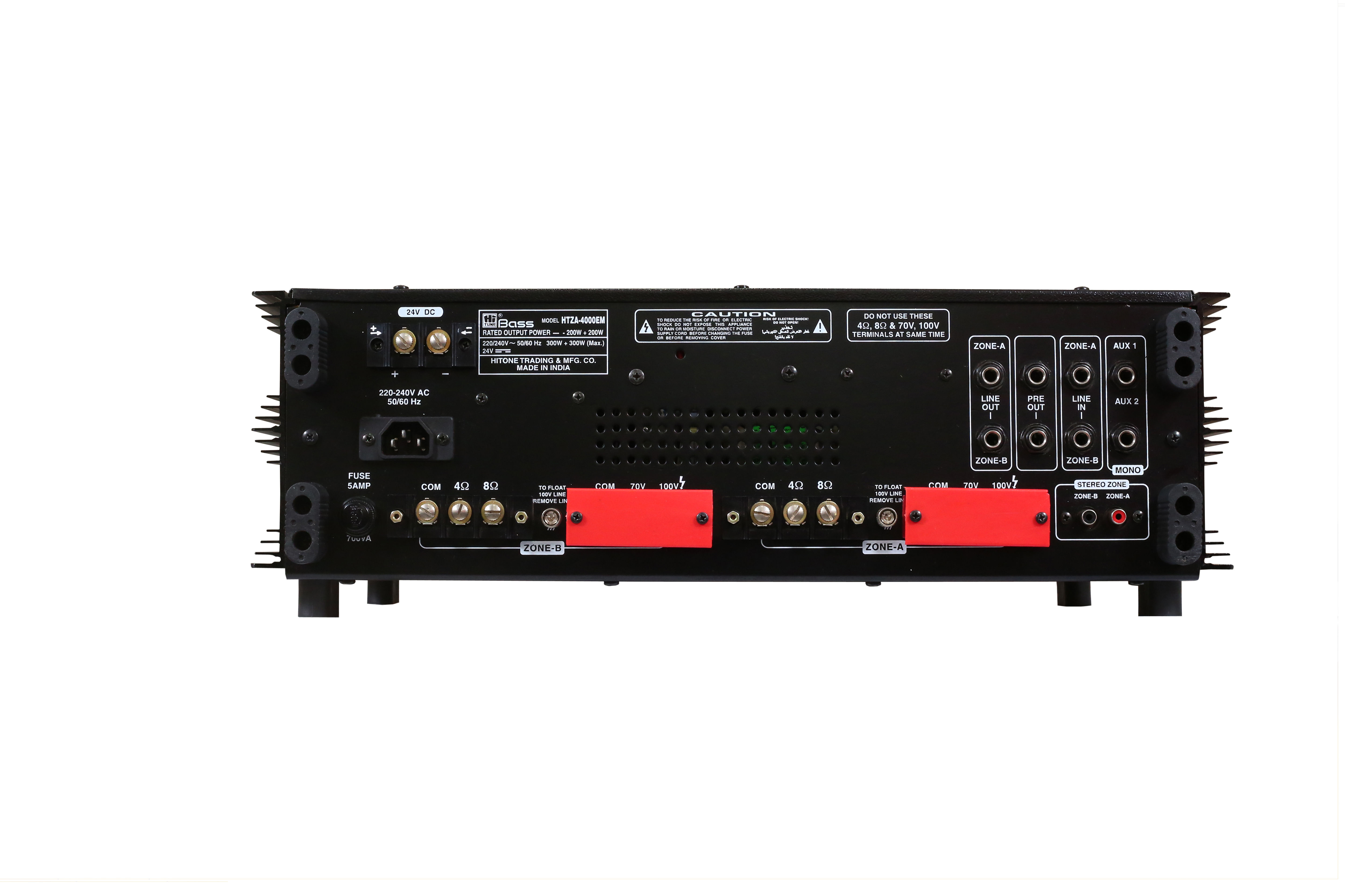 400 watt PA Mixing Amplifier HTZA-4000 (200WATT +200 WATT)