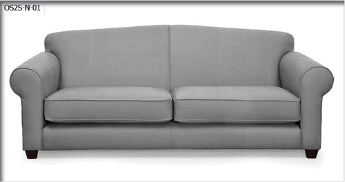 Grey Double Seater Office Sofa