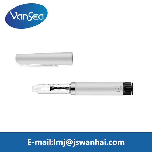 Plastic Insulin Pen Injector - 3ml, 60 IU | Black, Lightweight 0.034 kg Design