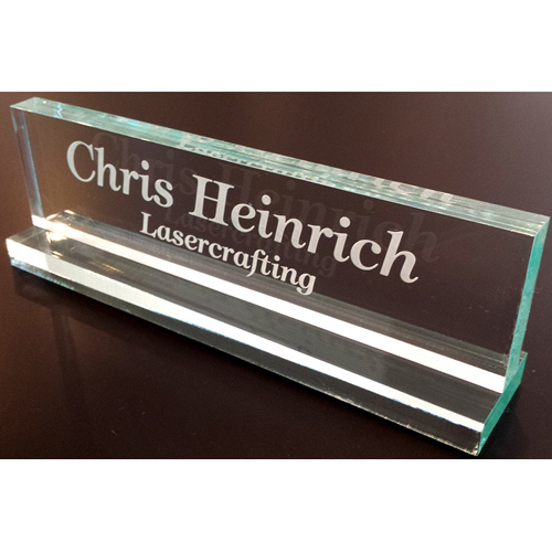 Glass Name Plates