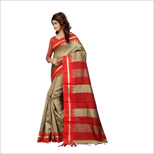 Poly Cotton Silk Saree