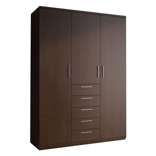 Brown Designer Wooden Wardrobe