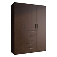 Brown Designer Wooden Wardrobe