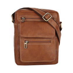 Brown Leather Messenger Bag