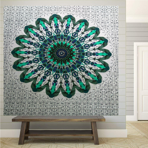 Washable Hippie Wall Hanging Indian 100% Cotton Multi Color Tapestry