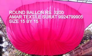 Ceiling Round Ballon Wedlock Fabric