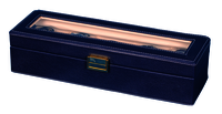 Hard Craft Blue Watch Box for 5 Watches