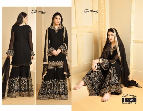 NEW STYLISH PLAZZO SALWAR SUITS