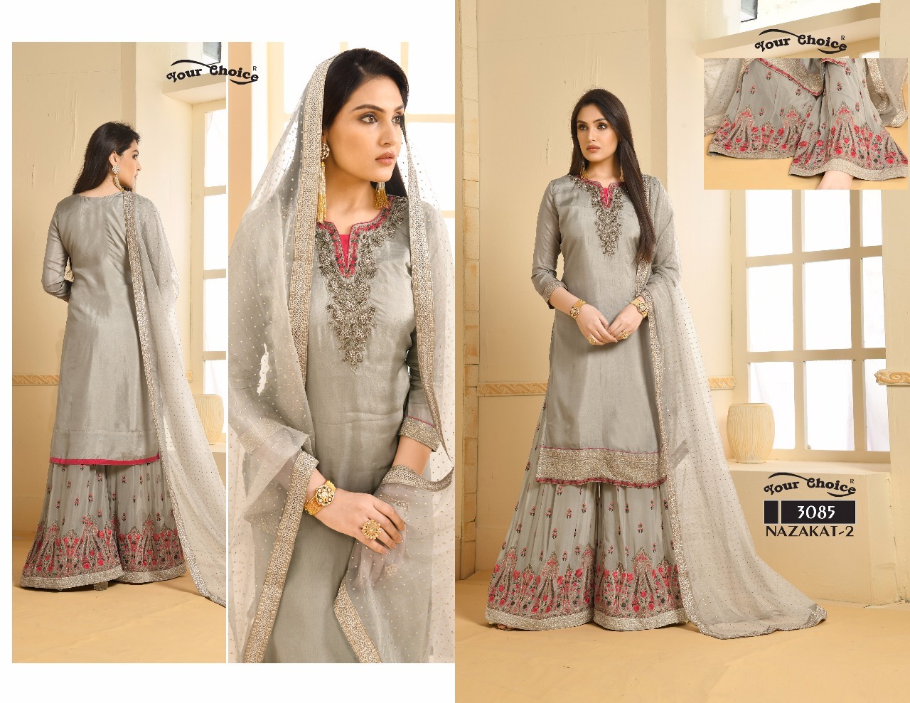 NEW STYLISH PLAZZO SALWAR SUITS