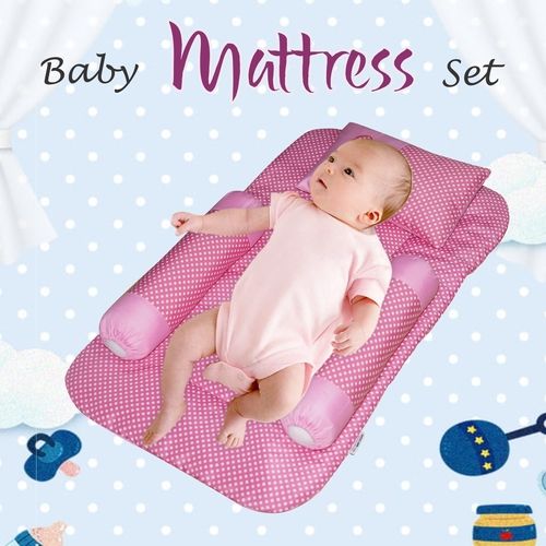 Pink Baby Mattress Set