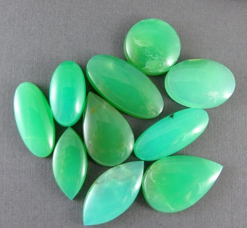 Chrysoprase Stone Grade: Fine Good Polish