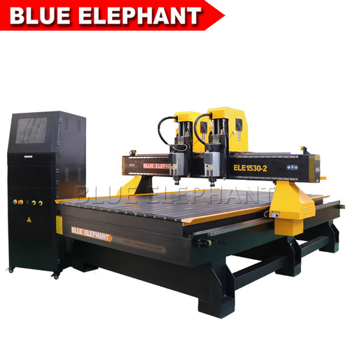 Vacuum Cleaning System Big Promotion 1530 Cnc Router Cnc Wood Router With Independent Double Head Spindles