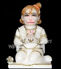 Bal Hanuman Marble Statue