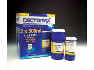 Dectomax Injection - 1% Injectable Solution (Doramectin) for Cattle and Swine, Broad-Spectrum Antiparasitic Treatment