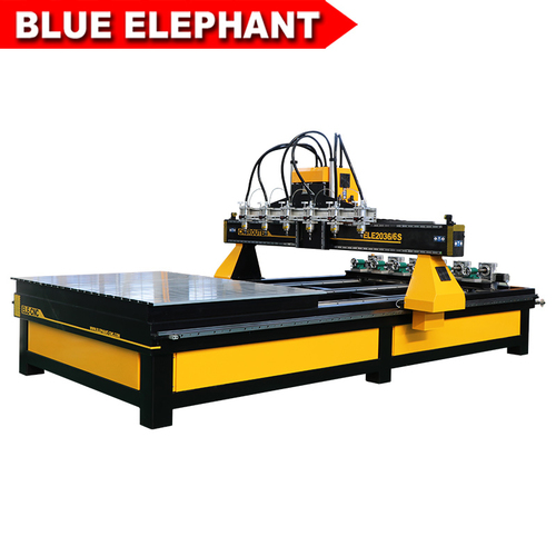 Vacuum Cleaning System 2036 Cnc Router Multi Spindle Cnc One Head With Six Spindles Cnc Woodworking Machine